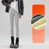 Fleece Lined Thick Sherpa Ribbed Leggings Women Outdoor Wear Winter Slim Fit Plus Size High Waist Cotton Pants