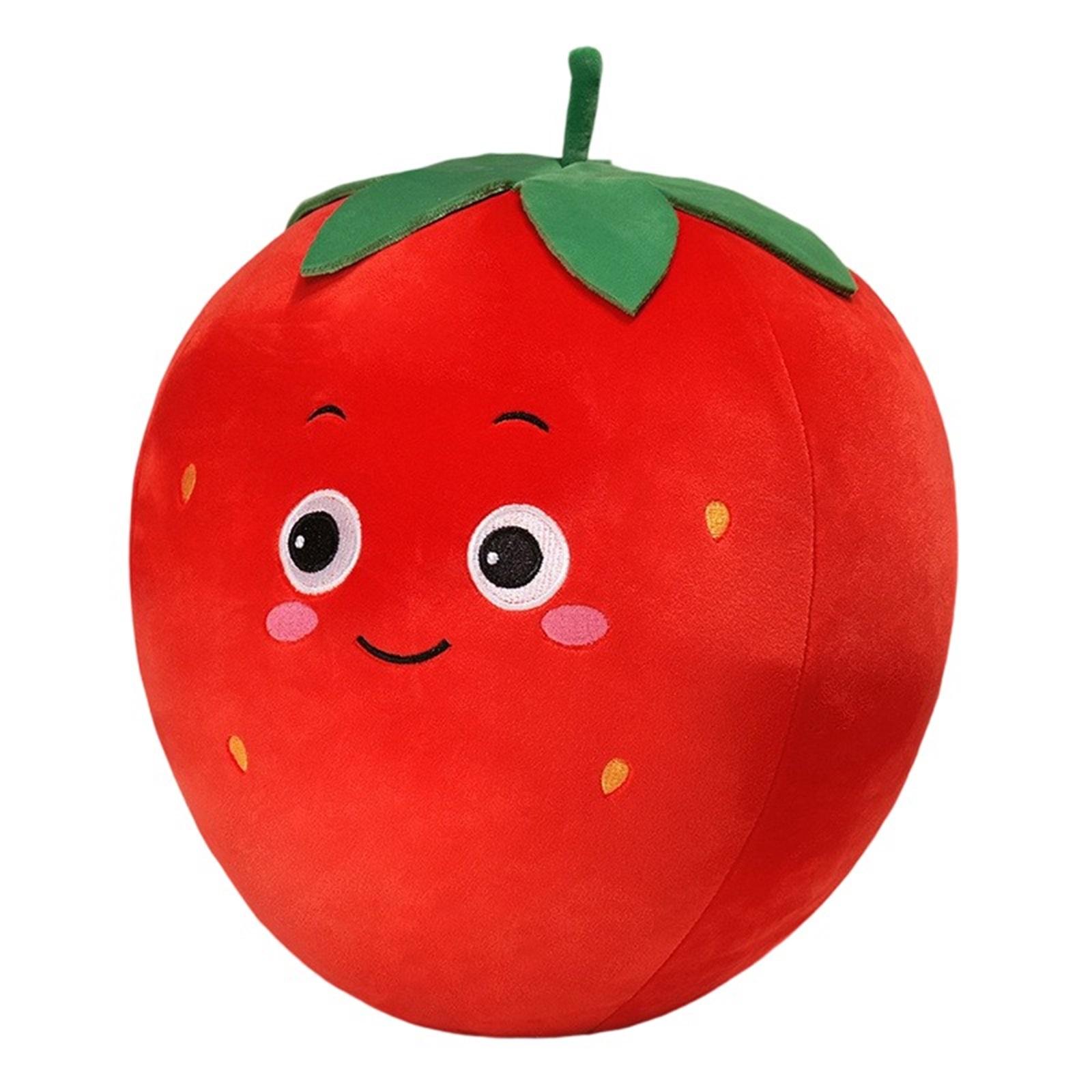 

Creative Cute Fruit Strawberry Orange Pillow Plush Toy Doll Home Pillow Cloth Doll One Size