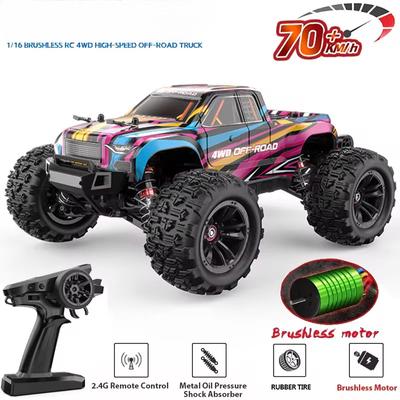 Nové LYZRC 1/16 4WD RC auto 60KM/H Střídavé RC závodní auto Auta na dálkové ovládání Terénní náklaďák Hračky Dětský dárek