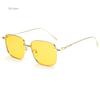 Metal Square Thin Frame Retro Sunglasses Women Men Fashion Sun Glasses Female Eyeglasses Shades gafas