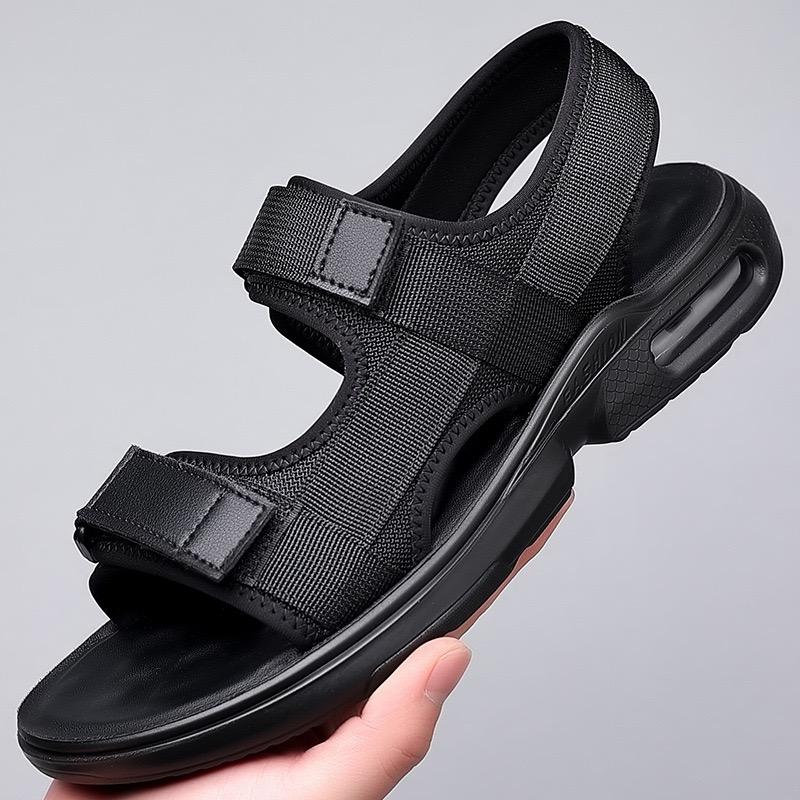 Men's Sandals Summer Peep Toe Beach Sandal Lightweight Breathable Casual Sport Sandals for Men Non-slip Wading Treking Sandalias
