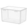 Clear Bread Storage Box with Lid Container Household Fresh-keeping Box for Restaurant Kitchen  Bread Organization