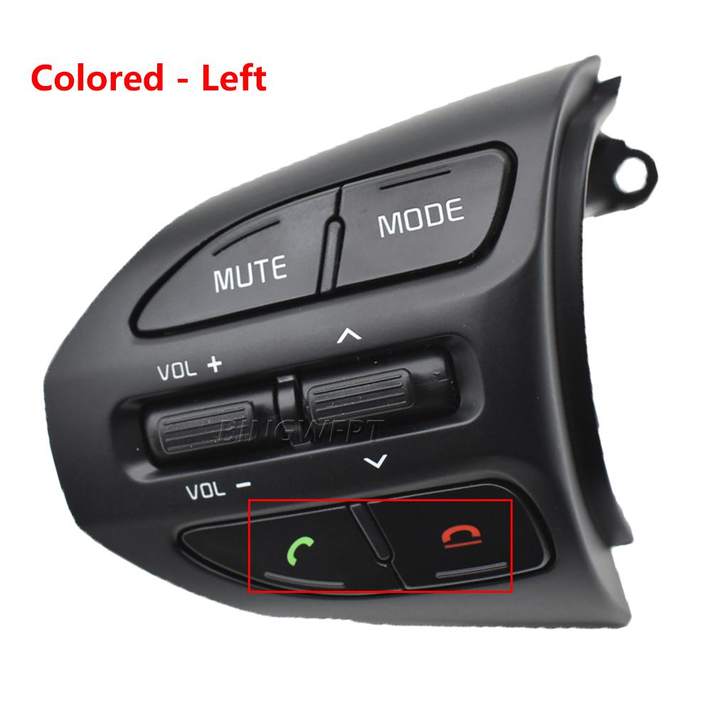 For KIA K2 RIO 2017 2018    Car Multi Function Steering Wheel Audio Volume Music Buttons