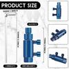 Faucet Stripped Screw Extractor Steel Broken Pipe Extractor Removal Tool for 1/2 Inch and 3/4 Inch Pipes with Ergonomic Handles