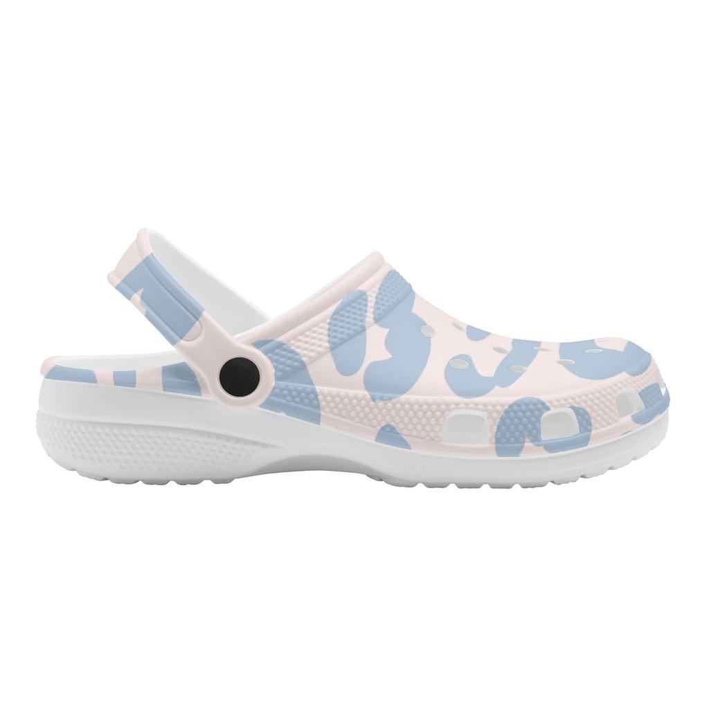 Allover Printed EVA Casual Clogs Men Women Lightweight Breathable Slip On Soft Footwear Lightweight Summer Sandals Everyday Wear