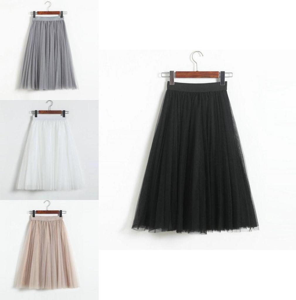 Hochwertiger 3-lagiger Damen-Tutu-Ballettrock Tüll-Unterrock für Vintage-Eleganz