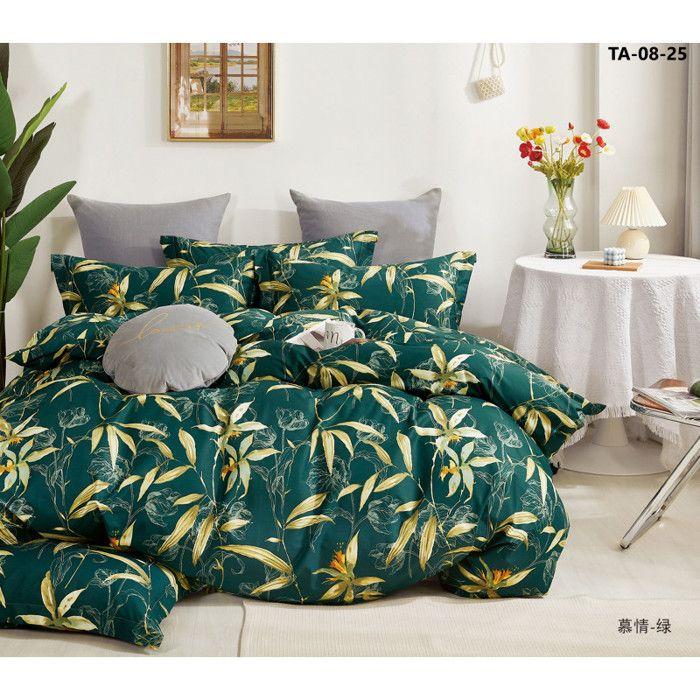 Çift Taraflı Baskılı Nevresim Takımı 80 tel/cm² Penye Pamuk Perkalden 140 ila 160 yatak için