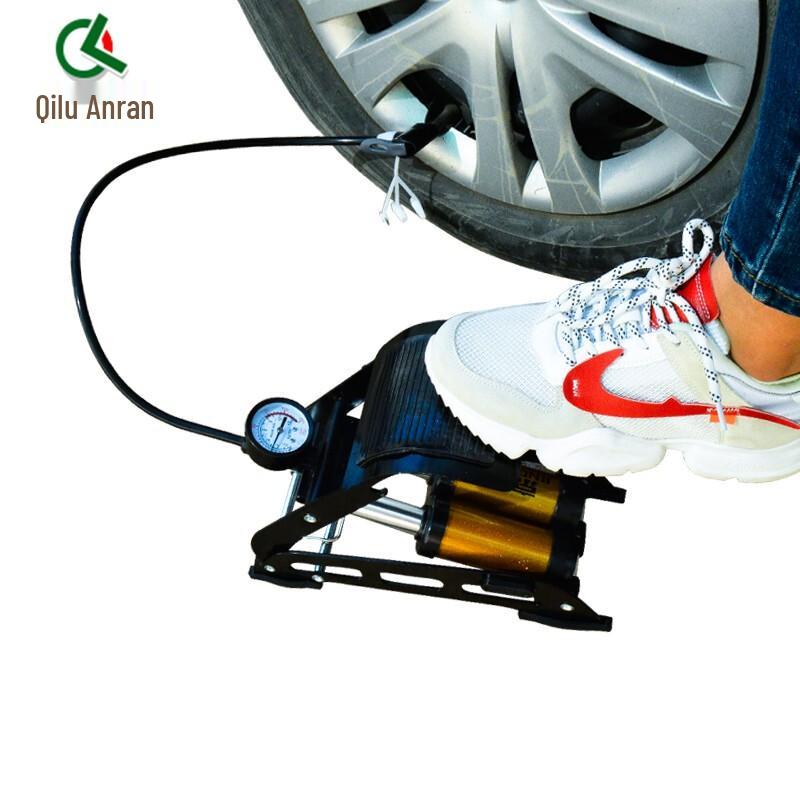 High-Pressure Double Cylinder Foot Pump Air Inflator