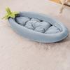 Eggplant Cats Bed Vegetable Shape Pet Sofa With Removable Cushion