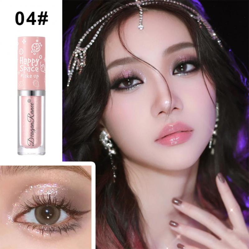 1 Pcs Glitter Liquid Eye Shadow Fluorescent Pen Waterproof Pearly Eye Shadow Sequins Eye Shadow Cosmetics