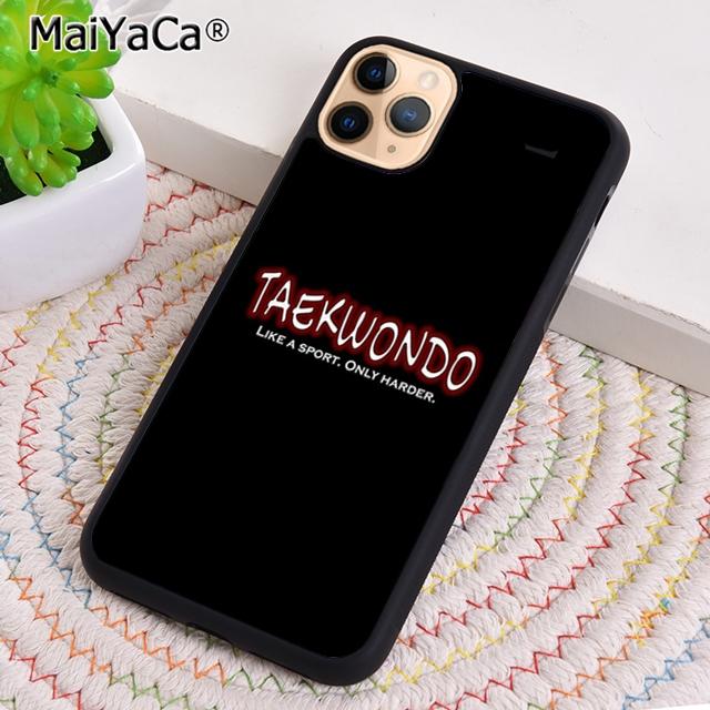 MaiYaCa Kung Fu Taekwondo Karate Phone Case For iPhone 17 Air 16 15 Plus 11 12 13 14 Pro Max Shell Coque