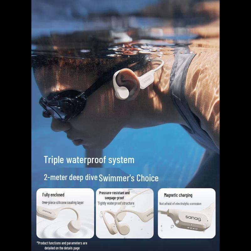SANAG B60S Pro Max Bone Conduction Bluetooth Sports Headset