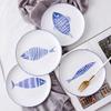 8 Inch Ceramic Dinner Plate White Round Bone China Plate  Fruit Dessert Pasta Steak Plate Home Restaurant Porcelain Tableware