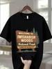 Welcome To Iwishabish Woods Y2K Moisture Wicking Tee Same Style for Men and Women 2026 Summer Short-sleeved Printed T-sh