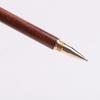 Rosewood Signature Business Pen - Sandalwood & Brass Metal Gel Ballpoint, Customizable Logo