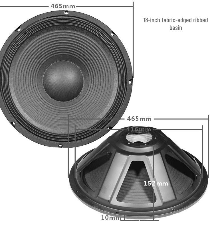 5, 6, 8, 10-Inch Passive Radiator Speaker Bass Diaphragm Vibration Plate