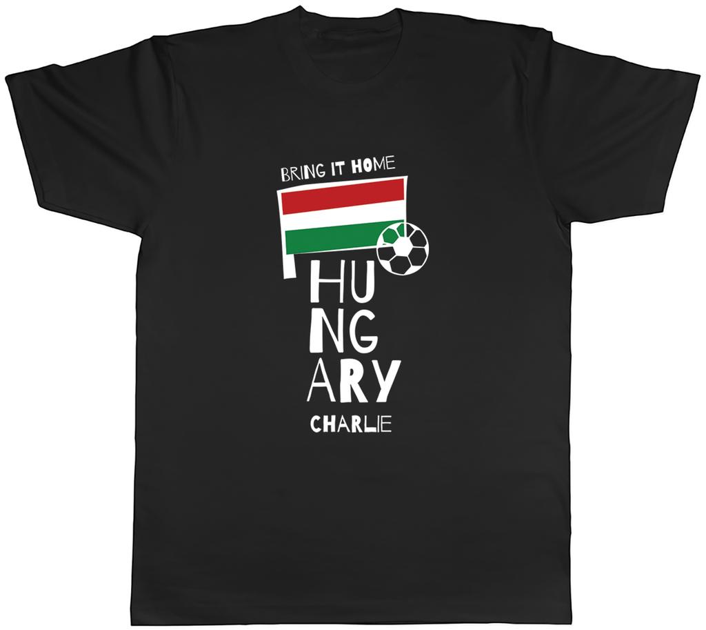 Personalised Hungary Football Unisex TShirt Bring it Home Soccer Fan Supporter Tee