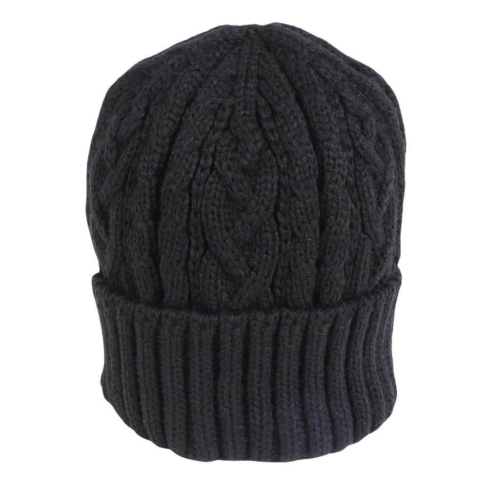 North Kablo Örgü Soğuk Free Size [Yüz] Bere, Unisex, Şapka, Koruma, Siyah,