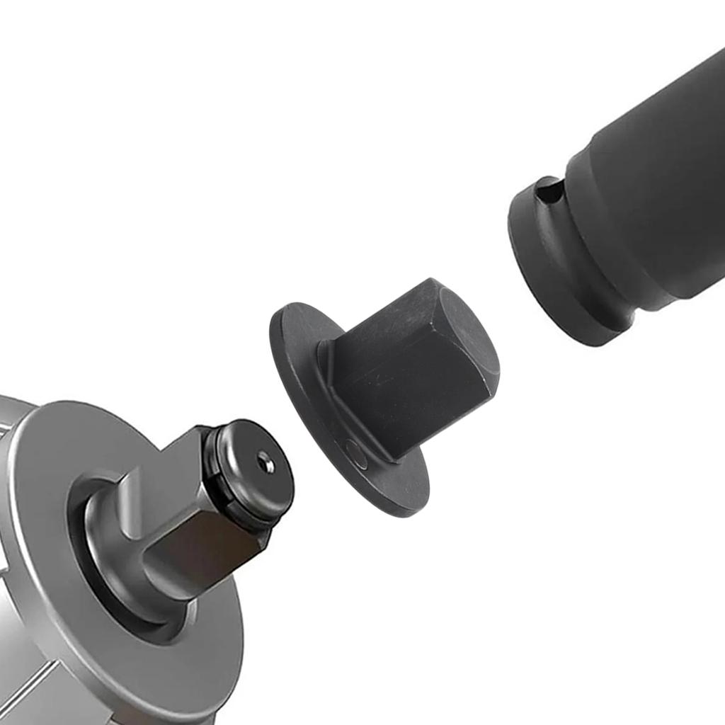Low Profile For Impact Driver Socket Adapter Set 1 inch to 34 12 to 34 38 to 14 Magnetic Socket Retention for Secure Use