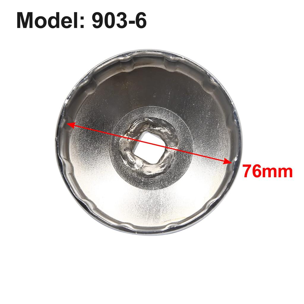 uxcell Oil Filter Wrench 76mm Inner Diameter Cup Type Oil