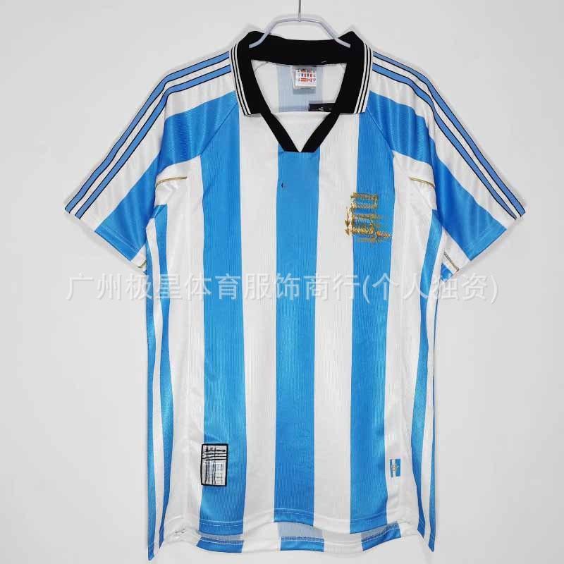 Retro France 1998 National Team Soccer Jersey Mbappe Zidane Deschamps Home Short Sleeve Football Shirt