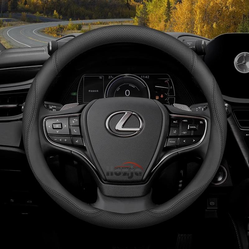 Leather Car Steering Wheel Cover for Lexus UX250h ES350 IX 600 CT200h ES IS RX NX 300h 400H IX570 RX400h IS460 IS400 RX450h