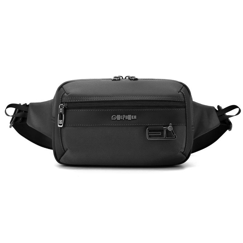 Minimalist Handheld Chest Bag Business Korean Style Men's Crossbody Bag Casual Sports Phone Shoulder Pouch
