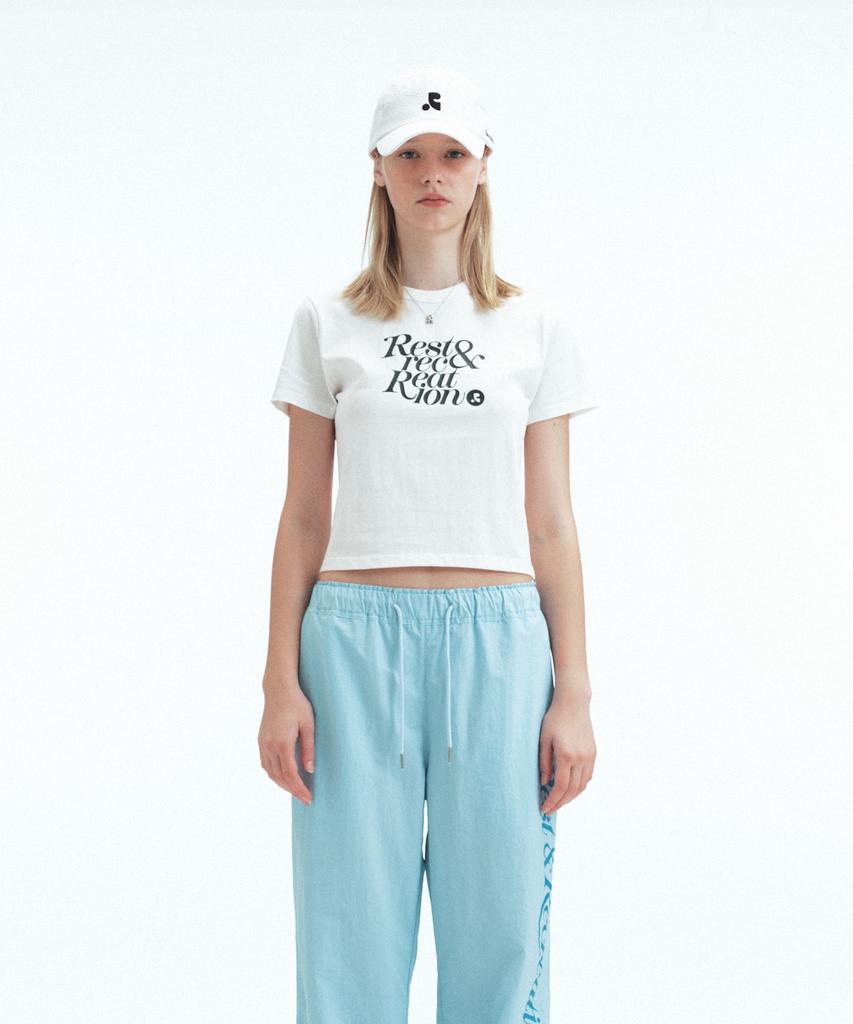 REST&RECREATION Basic Logo T-Shirt - White