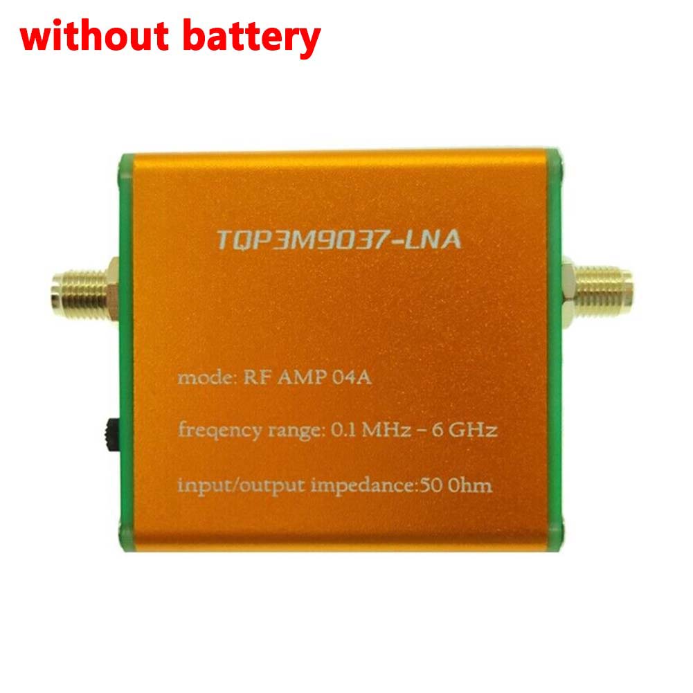 Ultra Low Noise Fullband RF Preamplifier 100kHz to 6GHz for Broadcasting Wireless Communications and Scientific Use