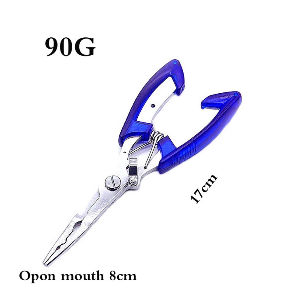 2pcs Fishing Pliers Grip Set Aluminum Alloy Fish Gripper Tools Scissor Line Cutter Hook Remover Split Ring Tackle Saltwater
