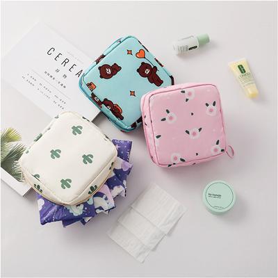 Frauen Mädchen Tampon Lagerung Tasche Fall Sanitär Pad Beutel Serviette Kosmetik Taschen Organizer Damen Make-Up Tasche Tampon Halter Organizer