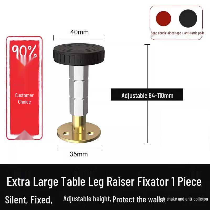 Adjustable Anti-Shake Black Bed Stabilizer Pad