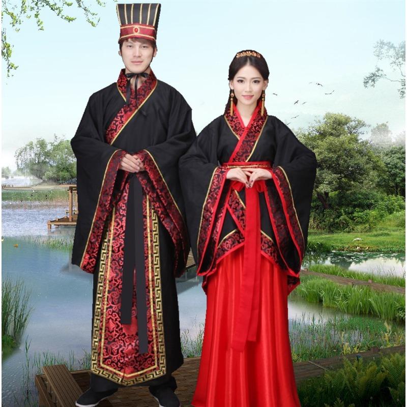 Uomo Donna Abito da Ballo da Palco Costumi Tradizionali Cinesi Adulto Tuta Tang Performance Hanfu Donna Cheongsam