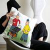 Cartoon PPat  Mat Cushion Cover Inches Farmhouse Decor Home Throw Pillow Covers for Couch Decorations