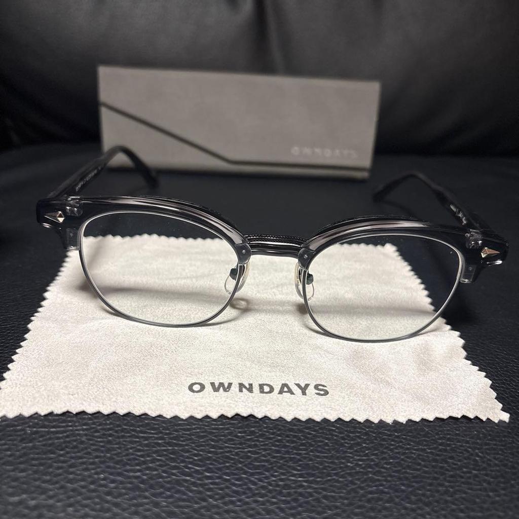 Used OWNDAYS John Dillinger flip-up type with dimming lens gray