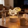 Racing 3D night light, 3D optical illusion light, atmosphere light suitable for bedroom, bedside and living room