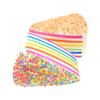 Rainbow Cake Squishy Toy Slow Rebound Sprinkle Cake Stress Relief Squeeze Toy for Kids Adults