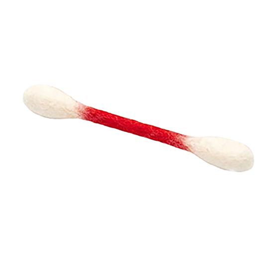 

Cotton Swab Cat Toy with Catnip Felt Cat Chew Stick Teething Toy Kitten Kicker Toy for Indoor Play Interactive Kitty Kicker Accessories 1pc красный