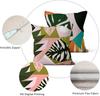4Pcs Boho Cushion Covers 45X45Cm, Geometric Pattern Pillow Cases For Home Decor, Living Room, Sofa, Bedroom, Car Decoration