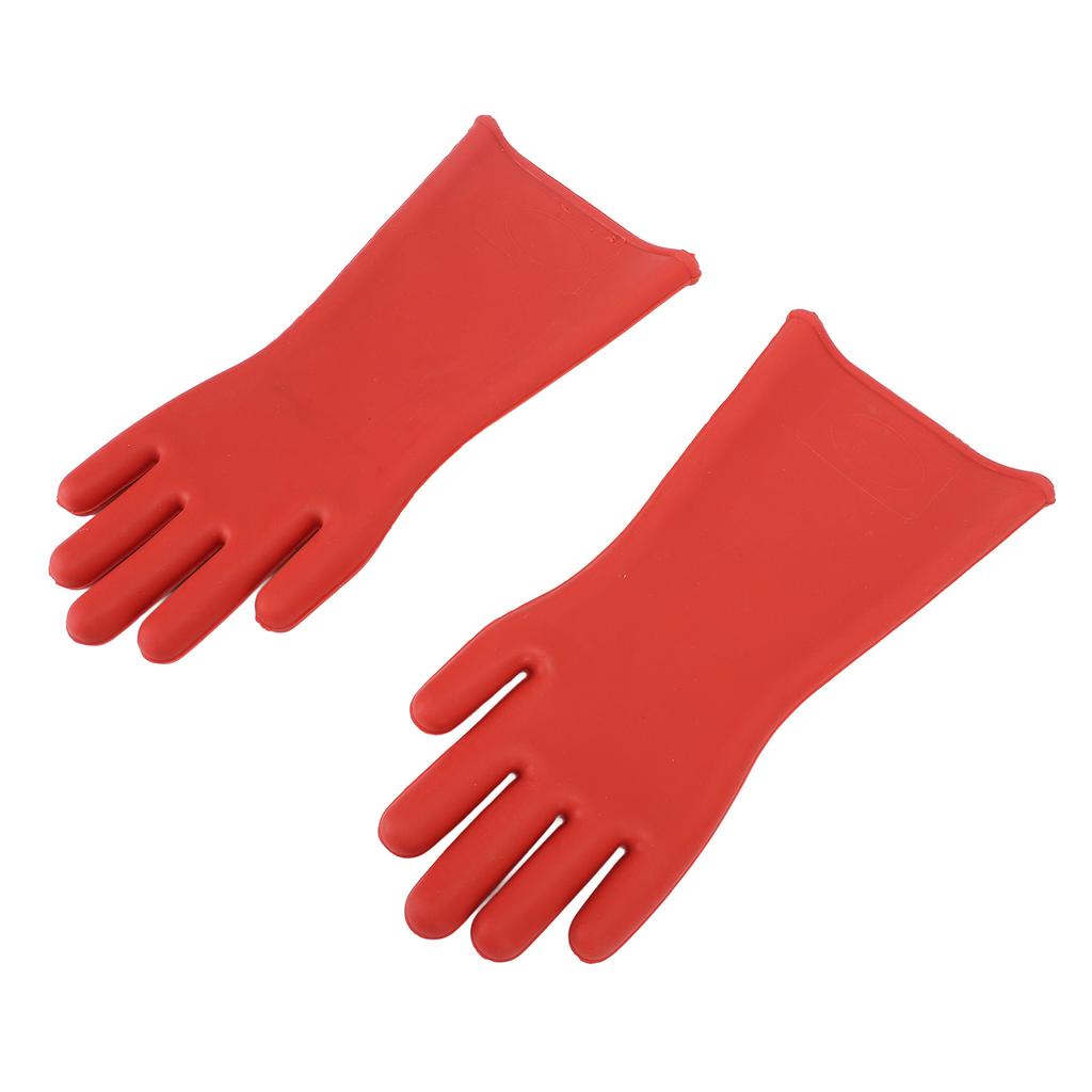 1 Paar Elektrisch isolierte Handschuhe Gummi Klasse 00 Hochspannungs-Isolierhandschuhe für Elektriker Reparatur 12KV