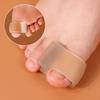 2Pcs Single Hole Toe Spreader Silicone Bunion Corrector Hallux Valgus Toe Straightener Separator for Pain Relief