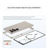 Samsung S26 Ultra Frosted Metal Frame Phone Case with Cooling Magnetic Ring - Exclusive Cross-Border Use