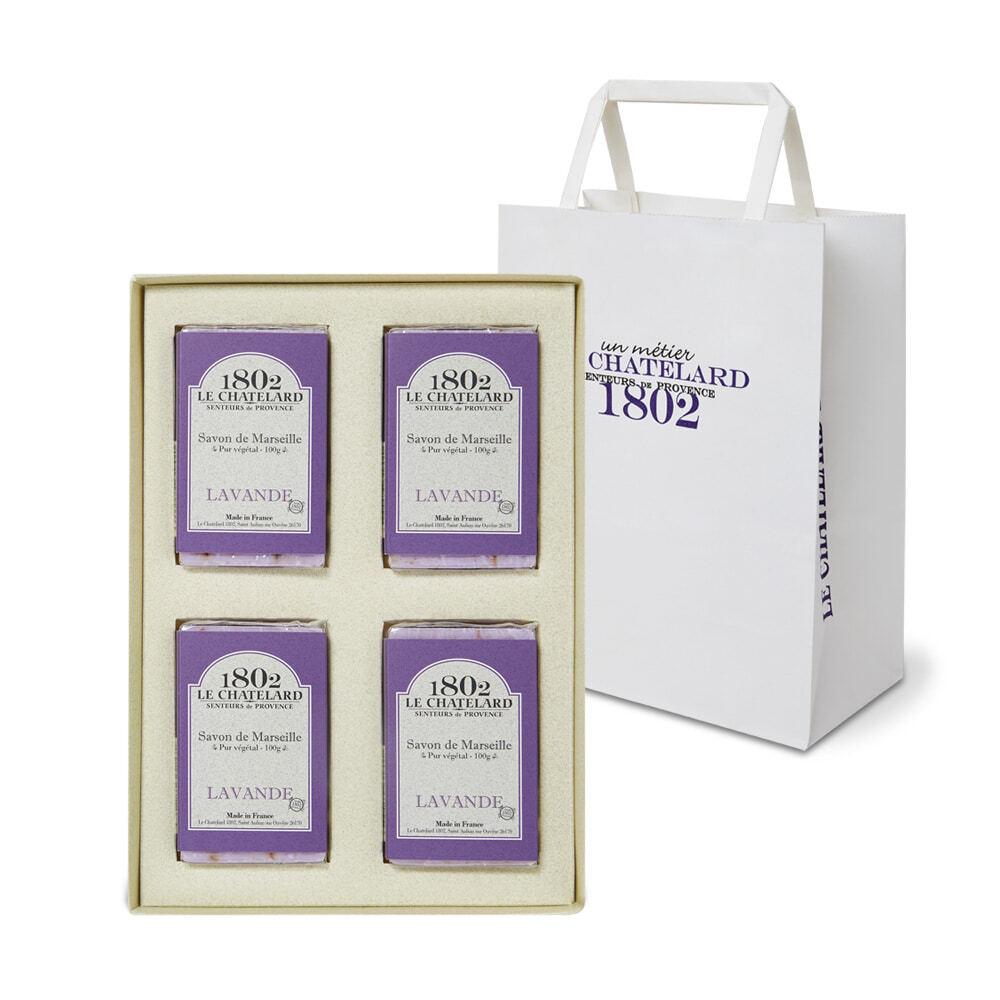 

Sabon de Marseille Lavender 4-pack box 4 boxes of lavender