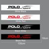 Car Exterior Front Window Sticker Windshield Sport Decals for Volkswagen VW POLO Logo Badge Vinyl Film Waterproof AccessoriesZH0