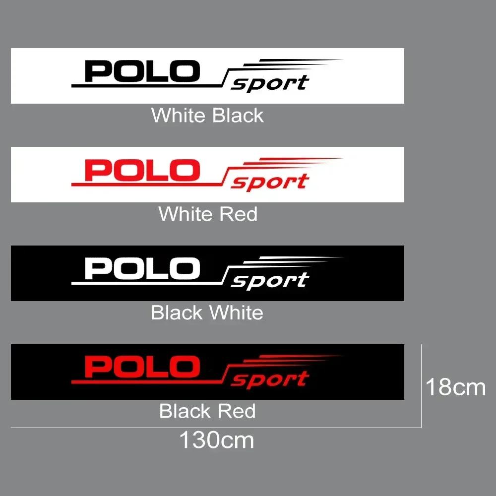 Car Exterior Front Window Sticker Windshield Sport Decals for Volkswagen VW POLO Logo Badge Vinyl Film Waterproof AccessoriesZH0