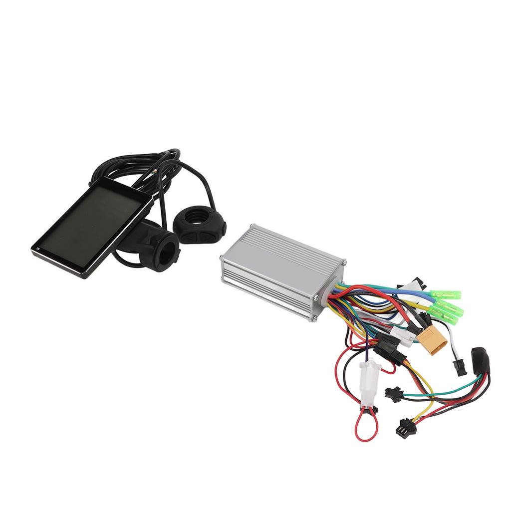 24 36 48V 350W Electric Bike Brushless Motor Controller Kit with Vertical LCD Display Meter