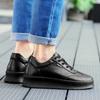 Increase Men's Sneakers Lift Leather Shoes Men Casual Platform Elevator Shoes Man Height Increasing Shoes Black White Footwear