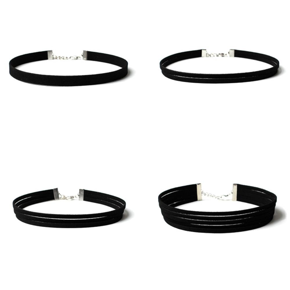 Gothic Minimalist Lolita Collar Choker Necklace Set