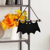 Wall Decoration 3D Bat Hanging Ornament, Hand-Knitted Black Style, Bat Tapestry, Halloween Home Decoration