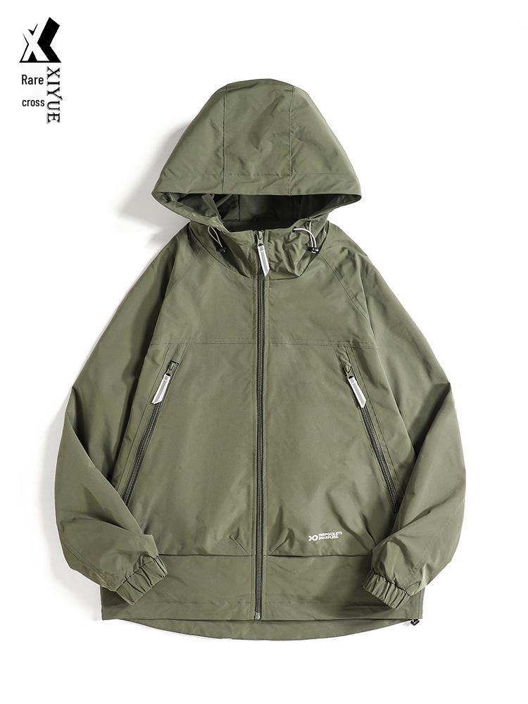 

Xi Yue Gan Men s 2024 Autumn/Winter Loose Fit Plus Size Cotton Workwear Jacket 3XL (180-200 jin)